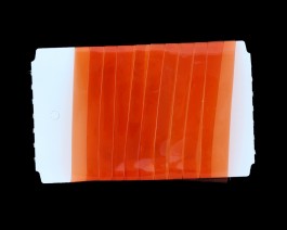 Stretch Glass, 10mm, Burnt Orange